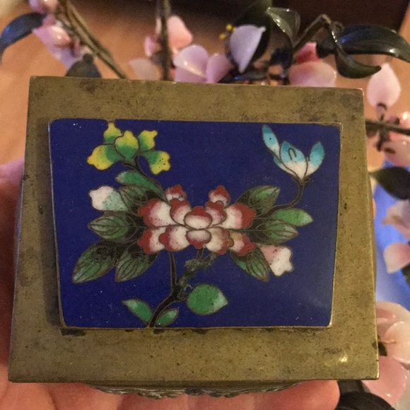 Antique enamel Chinese jewelry box - Picture 7 of 7